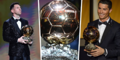 من هو أول لاعب كرة قدم فاز بجائزة الكرة الذهبية أربع مرات متتالية؟